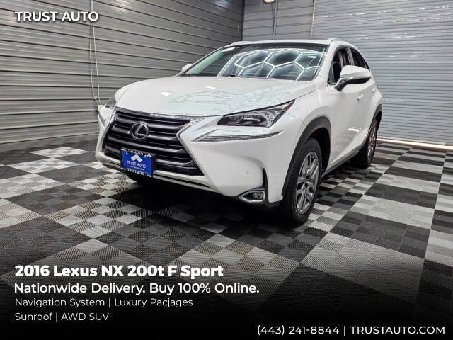 2016 Lexus NX 200t