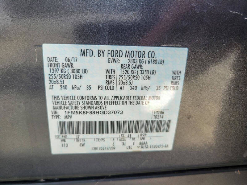 2017 Ford Explorer Limited