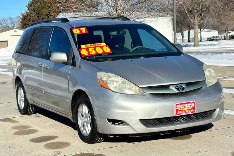 2007 Toyota Sienna for sale at SOLOMA AUTO SALES in Grand Island NE