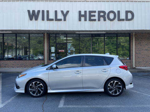 2016 Scion iM for sale at Willy Herold Automotive in Columbus GA