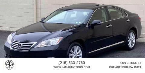 2012 Lexus ES 350 for sale at LAMAH MOTORS INC in Philadelphia PA