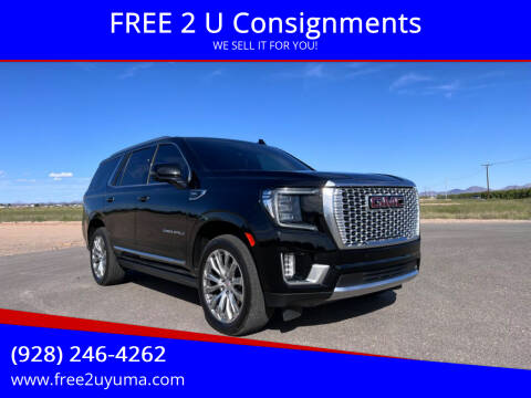 2023 GMC Yukon for sale at FREE 2 U Consignments in Yuma AZ