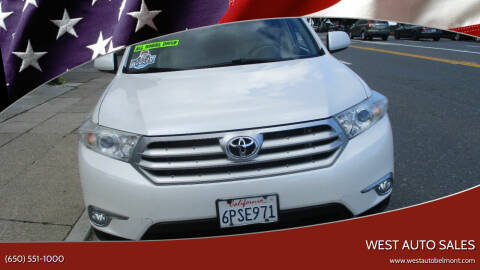 2011 Toyota Highlander for sale at West Auto Sales in Belmont CA