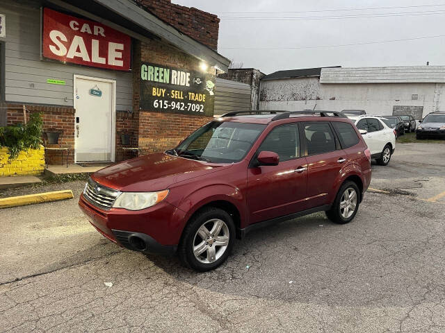 2009 Subaru Forester for sale at Green Ride LLC in NASHVILLE, TN