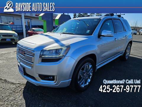 2013 GMC Acadia for sale at BAYSIDE AUTO SALES in Everett WA