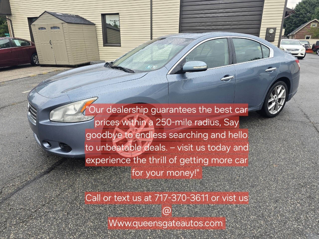 2010 Nissan Maxima for sale at QUEENSGATE AUTO SALES in York, PA