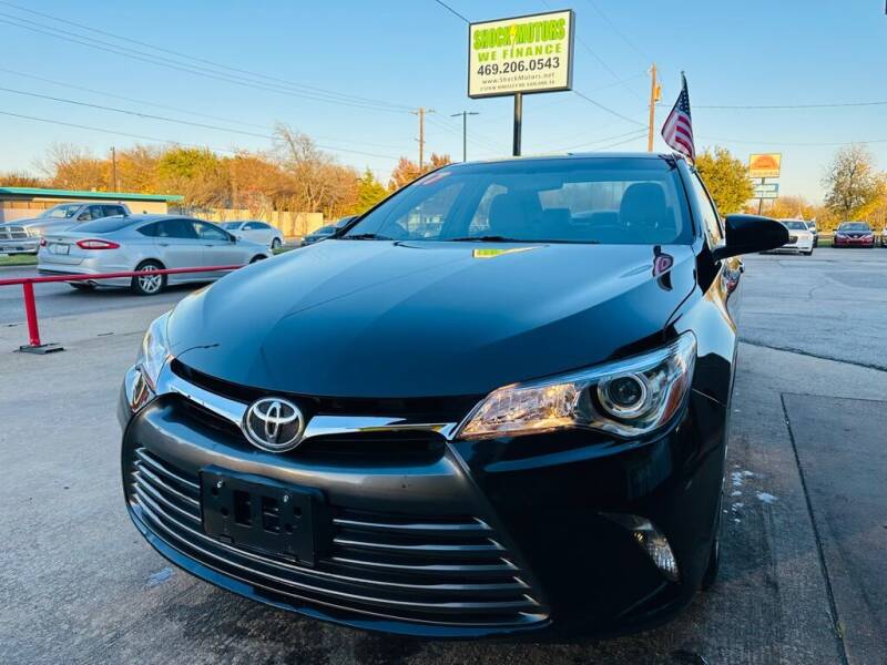 2017 Toyota Camry for sale at Shock Motors in Garland TX