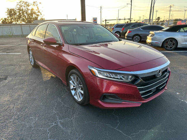 2021 Honda Accord for sale at Fast Financial Auto Mall in Lakeland, FL