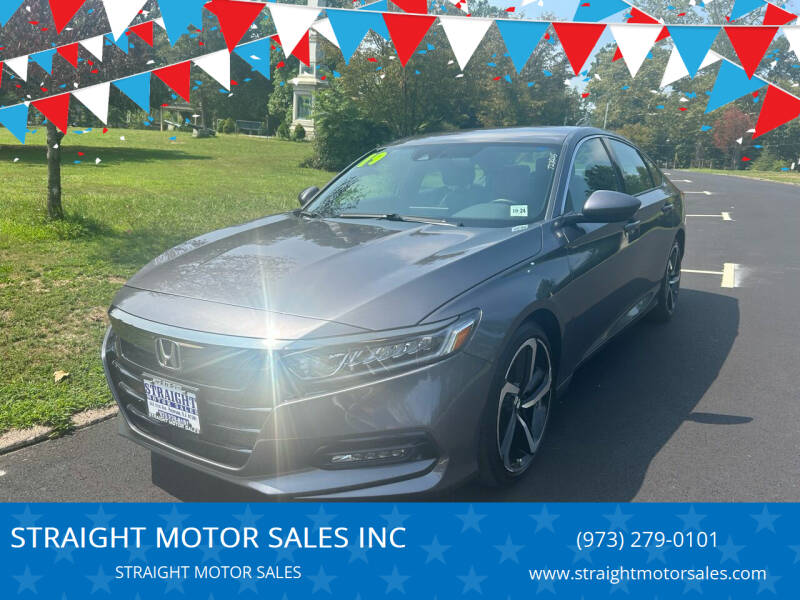 2019 Honda Accord for sale at STRAIGHT MOTOR SALES INC in Paterson NJ
