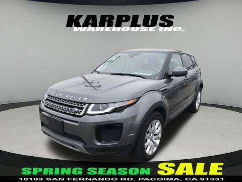 2019 Land Rover Range Rover Evoque for sale at Karplus Warehouse in Pacoima CA