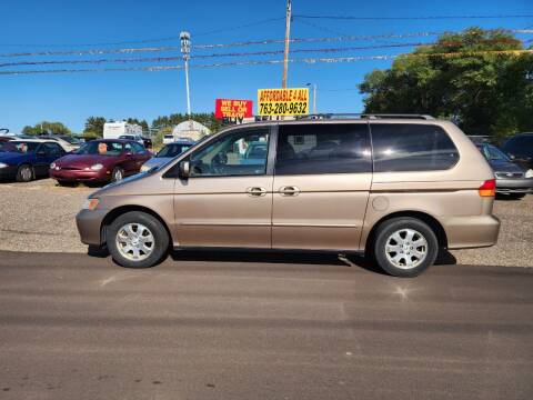 2003 Honda Odyssey for sale at Affordable 4 All Auto Sales in Elk River MN