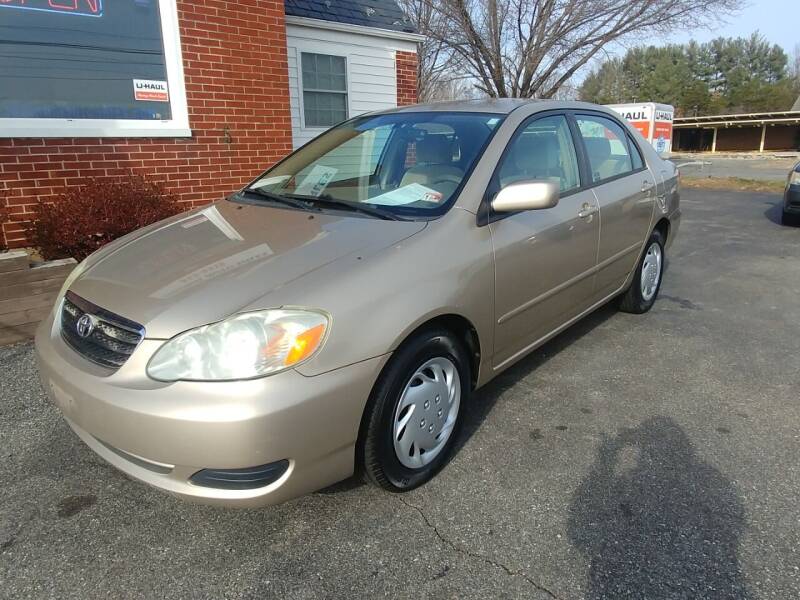 2007 Toyota Corolla for sale at Regional Auto Sales in Madison Heights VA