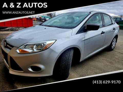 2012 Ford Focus for sale at A & Z AUTOS in Westfield MA