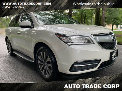 2014 Acura MDX for sale at AUTO TRADE CORP in Nanuet NY