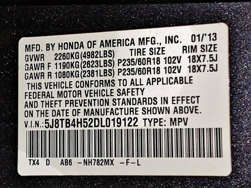 2013 Acura RDX w/Tech