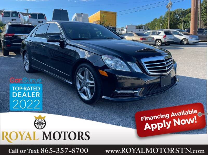 2013 Mercedes-Benz E-Class for sale at ROYAL MOTORS LLC in Knoxville TN