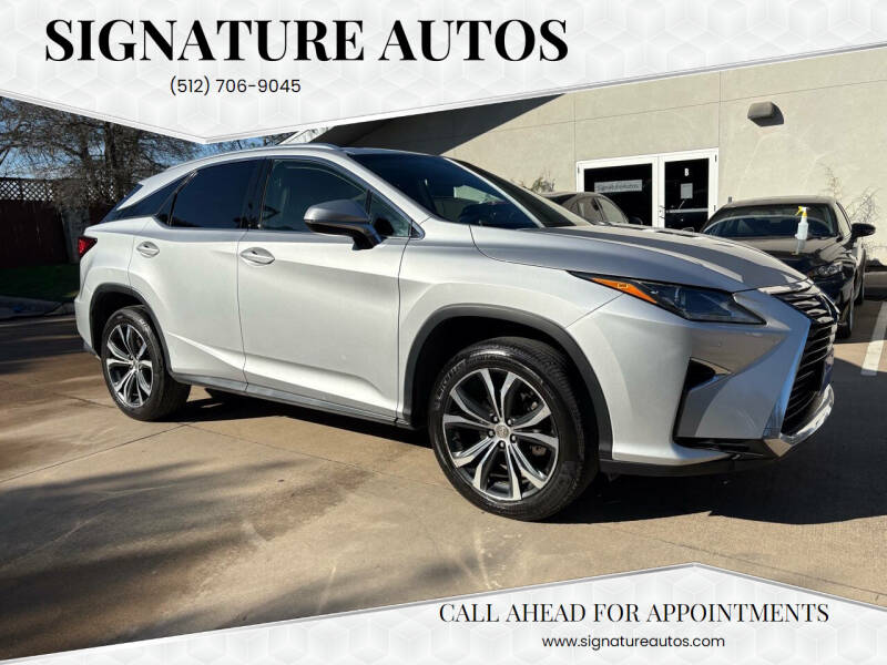 2016 Lexus RX 350 for sale at Signature Autos in Austin TX