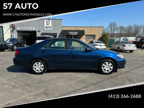 2002 Toyota Camry for sale at 57 AUTO in Feeding Hills MA