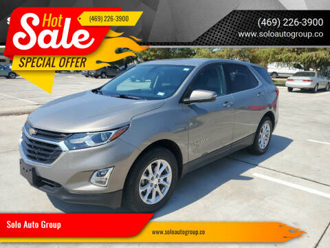 2018 Chevrolet Equinox for sale at Solo Auto Group in Mckinney TX