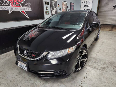 2015 Honda Civic for sale at ROCKSTAR USED CARS OF TEMECULA in Temecula CA