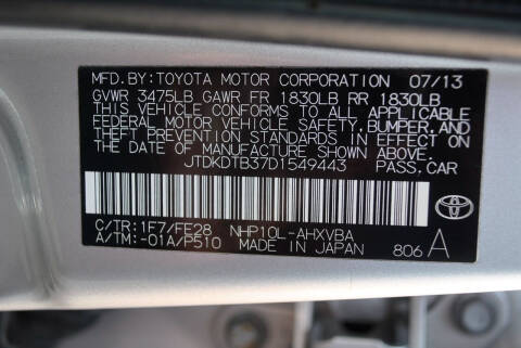 2013 Toyota Prius c One