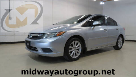 2012 Honda Civic for sale at Midway Auto Group in Addison TX