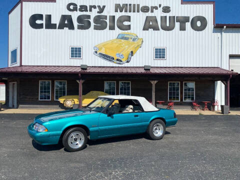 1992 Ford Mustang for sale at Gary Miller's Classic Auto in El Paso IL