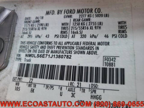 2018 Ford Transit Connect