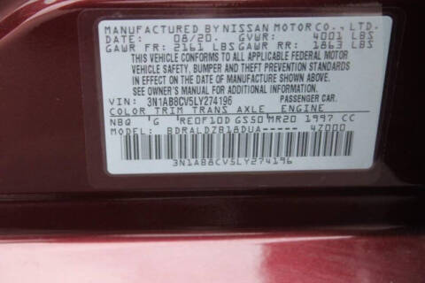 2020 Nissan Sentra SV