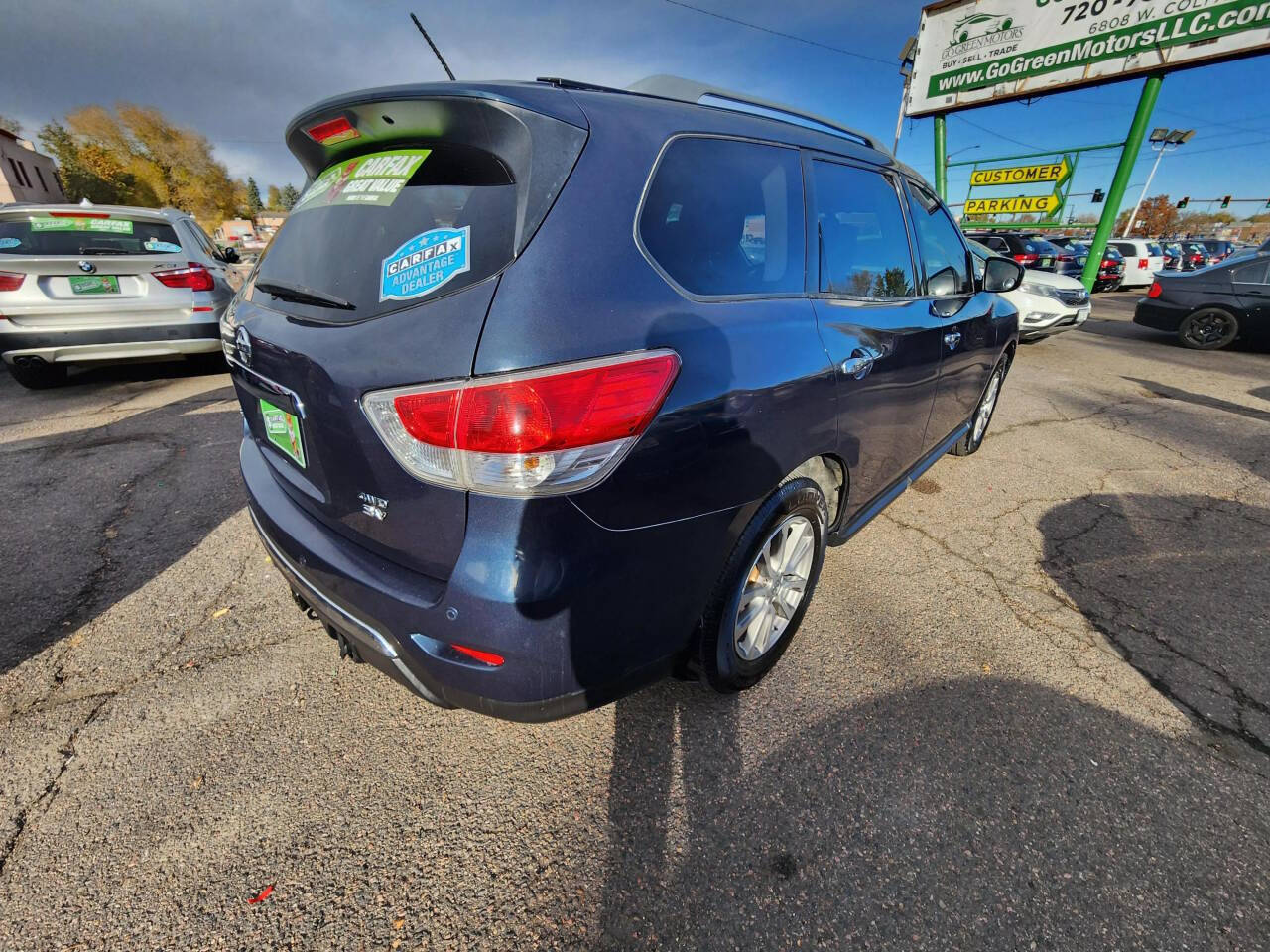 2013 Nissan Pathfinder for sale at GO GREEN MOTORS in Lakewood, CO