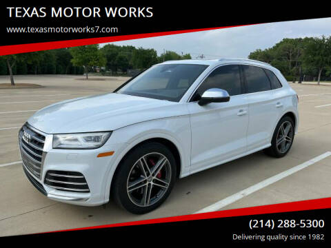 2019 Audi SQ5 for sale at TEXAS MOTOR WORKS in Arlington TX