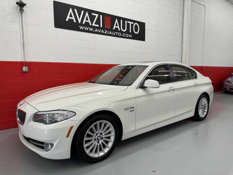 2012 BMW 5 Series for sale at AVAZI AUTO GROUP LLC in Gaithersburg MD