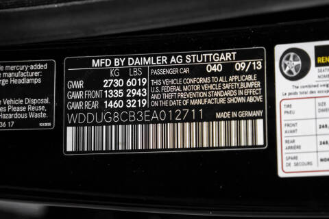 2014 Mercedes-Benz S-Class S 550