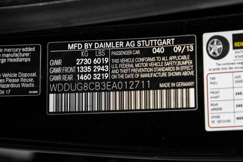2014 Mercedes-Benz S-Class S 550