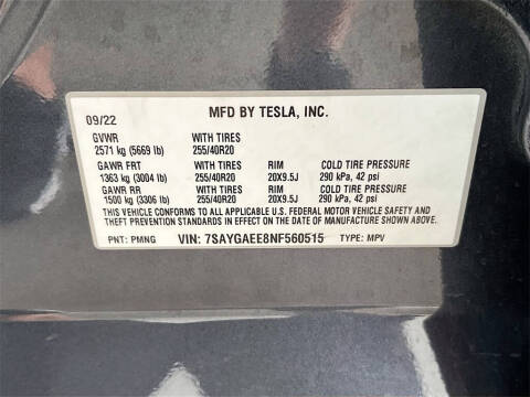 2022 Tesla Model Y Long Range