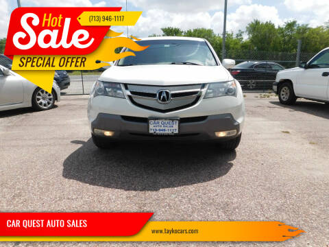 2009 Acura MDX for sale at CAR QUEST AUTO SALES in Houston TX