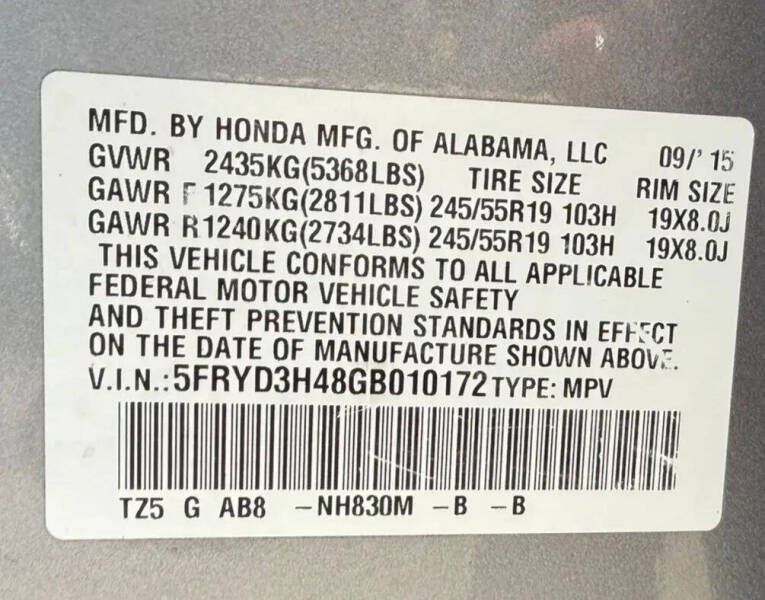 2016 Acura MDX