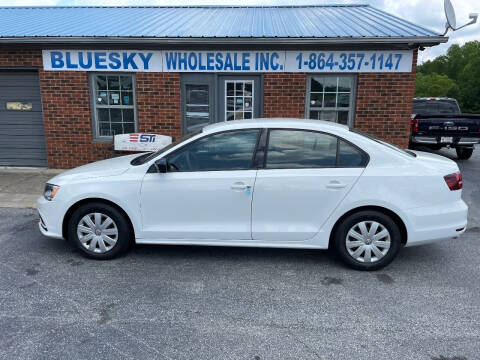 2016 Volkswagen Jetta for sale at BlueSky Wholesale Inc in Chesnee SC