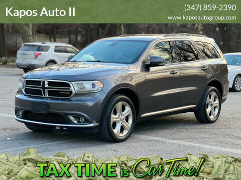 2015 Dodge Durango for sale at Kapos Auto II in Ridgewood NY