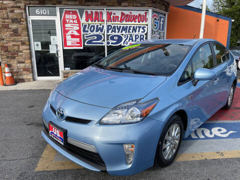 2012 Toyota Prius Plug-in Hybrid for sale at US AUTO SALES in Baltimore MD