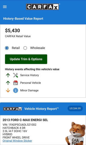 2013 Ford C-MAX Energi SEL