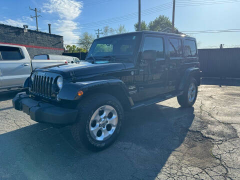 2014 Jeep Wrangler Unlimited for sale at Shaheen Motorz, LLC. in Detroit MI