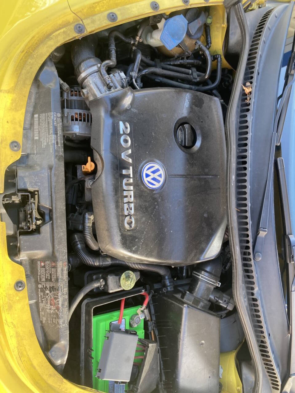 Yellow 2002 Volkswagen New Beetle GLS GLS 2dr Coupe 19
