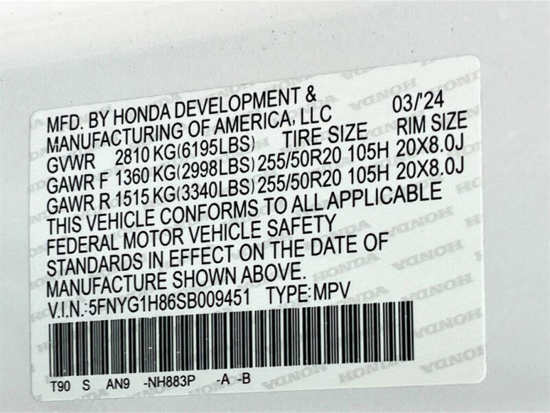 2025 Honda Pilot Elite