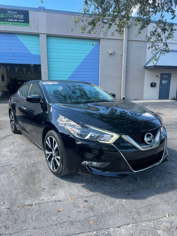 2017 Nissan Maxima for sale at MIAMI AUTOWISE, LLC. in Miami FL