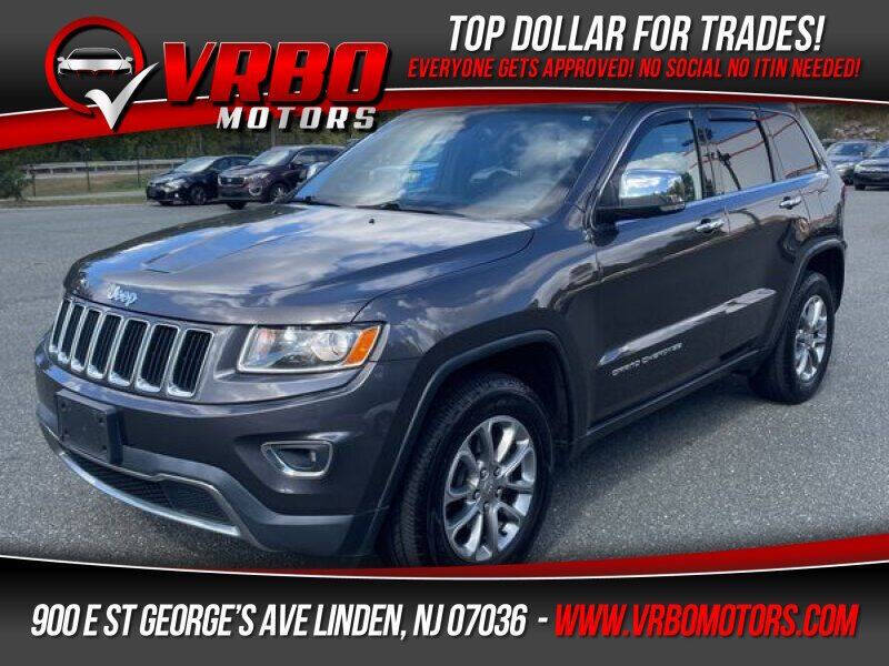 2016 Jeep Grand Cherokee for sale at Vrbo Motors in Linden, NJ