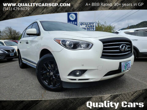 2015 Infiniti QX60 for sale at Quality Cars in Grants Pass OR
