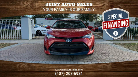2017 Toyota Corolla for sale at JEISY AUTO SALES in Orlando FL