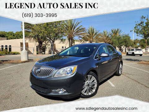 2012 Buick Verano for sale at Legend Auto Sales Inc in Lemon Grove CA