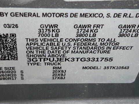 2026 GMC Sierra 1500 Elevation Standard